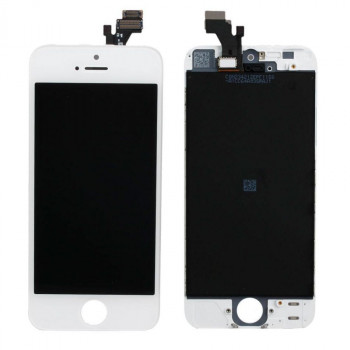 Buy Now LCD With Touch Screen For Apple Iphone 5S - White Display Glass Combo Folder