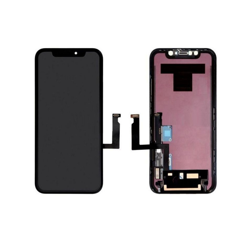 Buy Now LCD With Touch Screen For Apple Iphone Xr - Black Display Glass Combo Folder