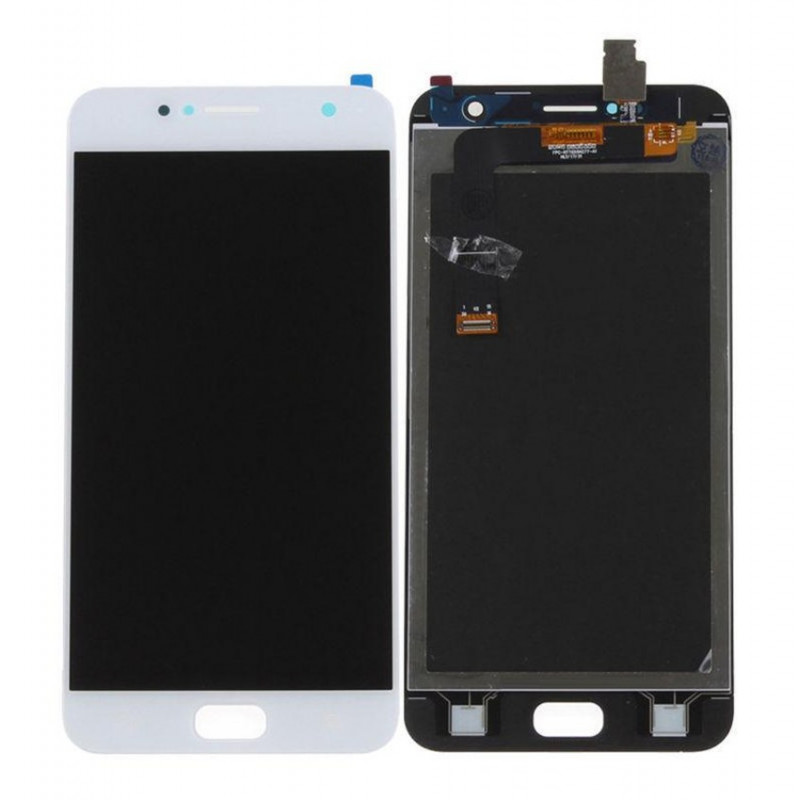 Buy Now LCD With Touch Screen For Asus Zenfone 4 Selfie Zb553Kl - White Display Glass Combo Folder