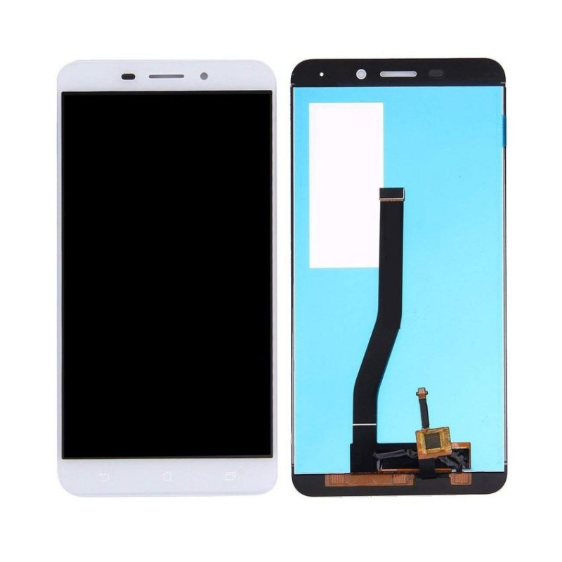 Buy Now LCD With Touch Screen For Asus Zenfone 3 Laser - Silver Display Glass Combo Folder