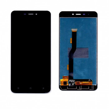 Buy Now LCD With Touch Screen For Gionee P7 Max - Black Display Glass Combo Folder