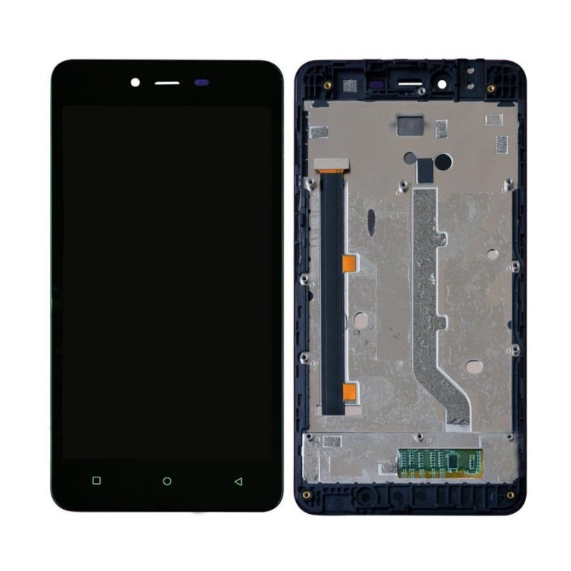 Buy Now LCD With Touch Screen For Gionee Pioneer P5L - Black Display Glass Combo Folder