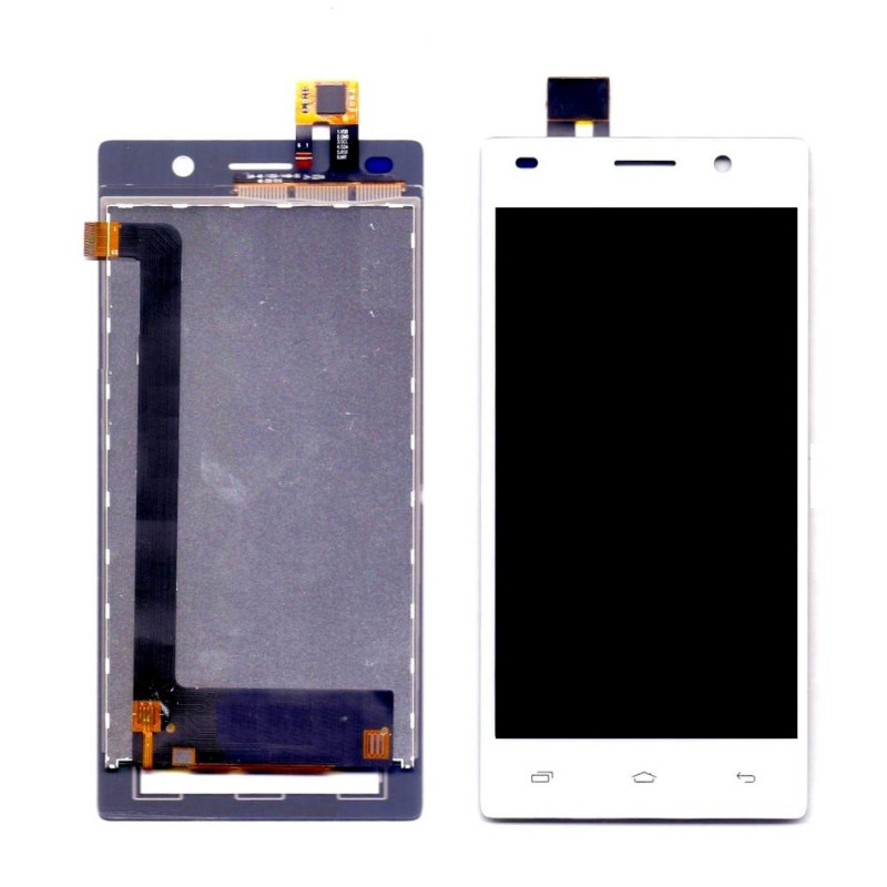 Buy Now LCD With Touch Screen For Intex Aqua Power Plus - White Display Glass Combo Folder