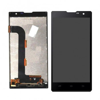 Buy Now LCD With Touch Screen For Intex Cloud String V2 - Black Display Glass Combo Folder