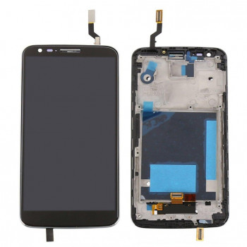 Buy Now LCD With Touch Screen For Lg G2 - Black Display Glass Combo Folder