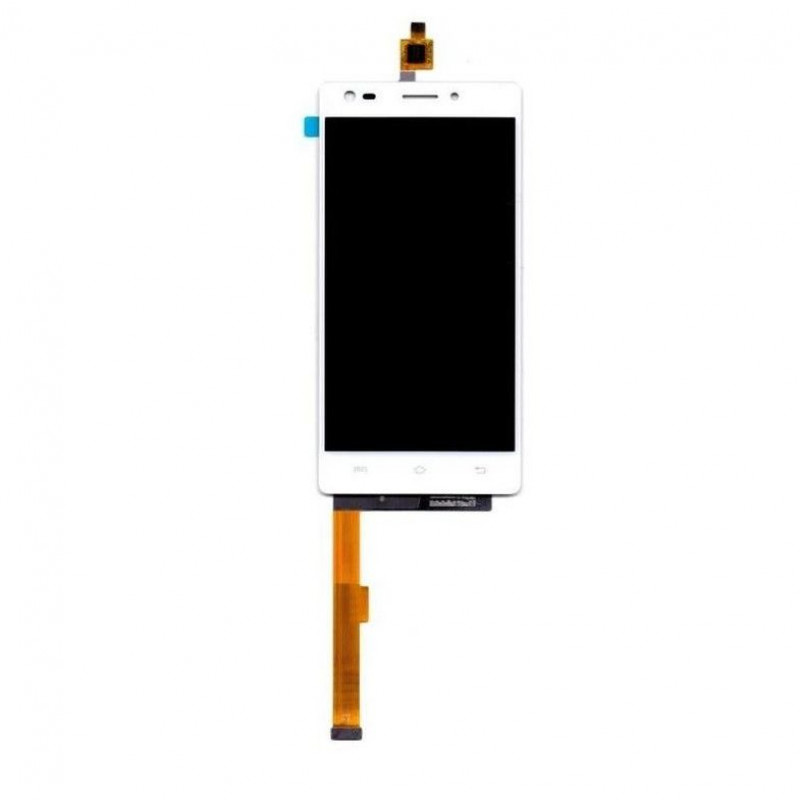 Buy Now LCD With Touch Screen For Lava V2 3Gb - White Display Glass Combo Folder