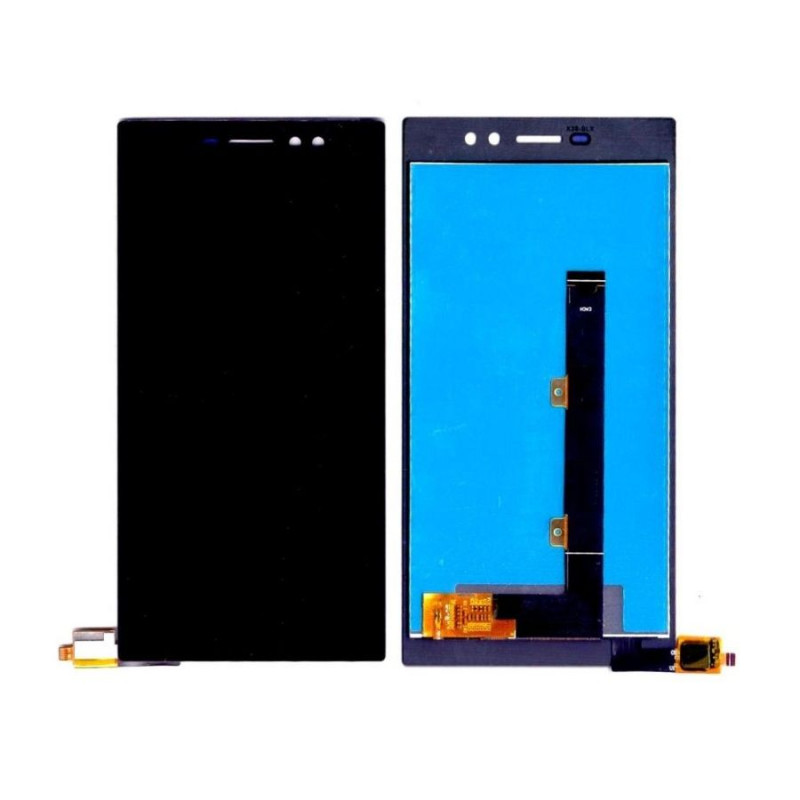 Buy Now LCD With Touch Screen For Lava X38 - Black Display Glass Combo Folder