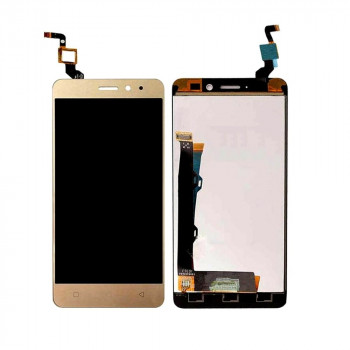 Buy Now LCD With Touch Screen For Lenovo K6 Power - Gold Display Glass Combo Folder