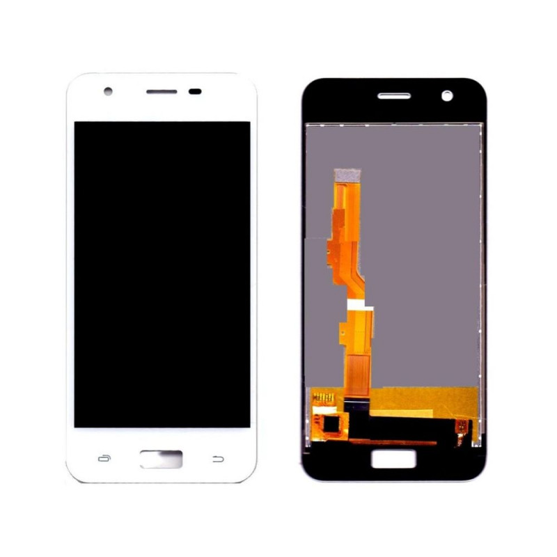 Buy Now LCD With Touch Screen For Lyf C451 - White Display Glass Combo Folder