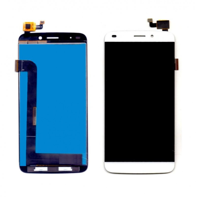 Buy Now LCD With Touch Screen For Lyf Water 9 - Gold Display Glass Combo Folder