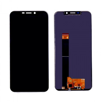 Buy Now LCD With Touch Screen For Mobiistar X1 Notch - Black Display Glass Combo Folder