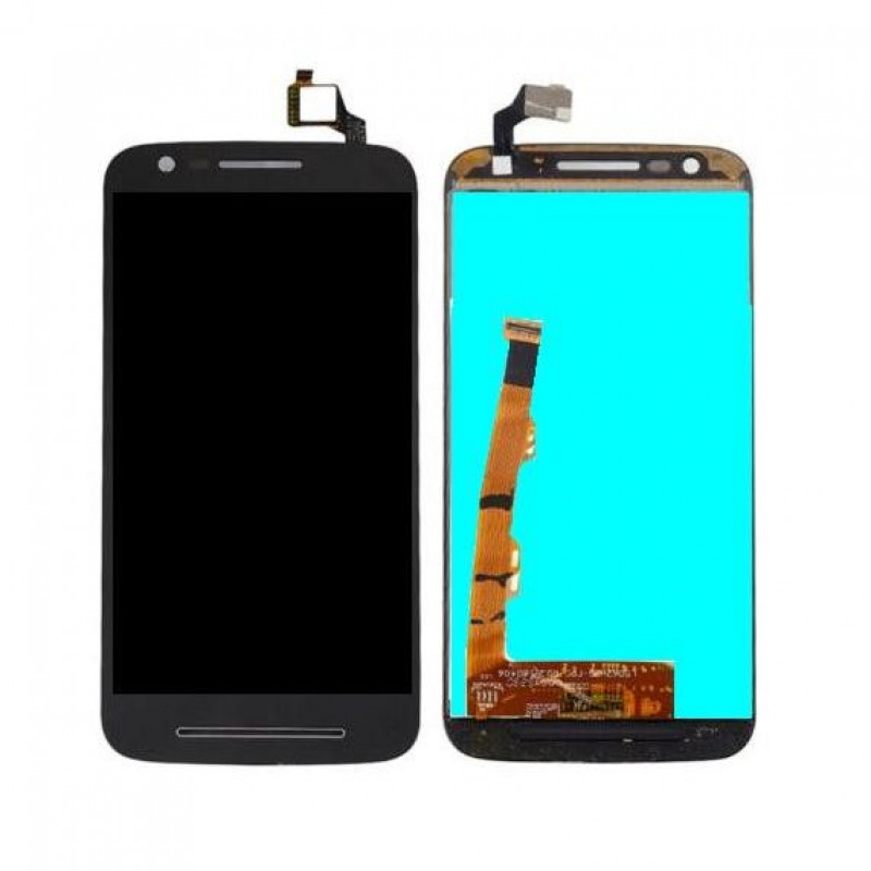Buy Now LCD With Touch Screen For Moto E3 - Black Display Glass Combo Folder