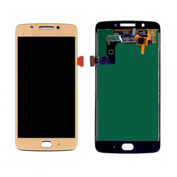 Buy Now LCD With Touch Screen For Moto G5 - Gold Display Glass Combo Folder
