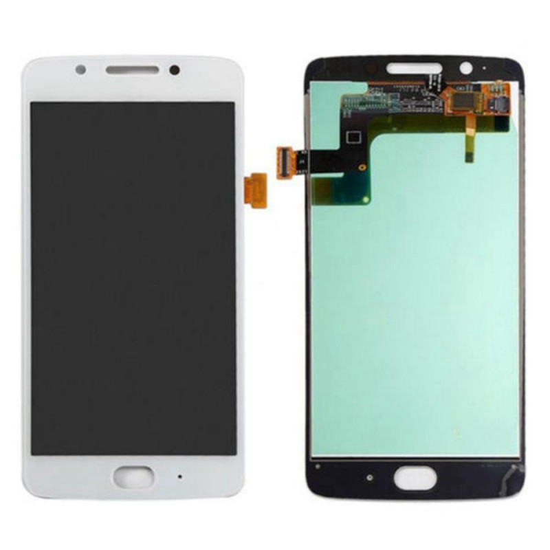 Buy Now LCD With Touch Screen For Moto G5 - White Display Glass Combo Folder