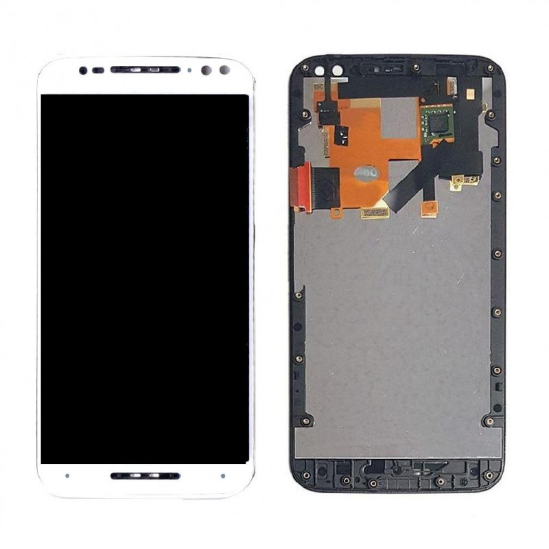 Buy Now LCD With Touch Screen For Motorola Moto X Style 32Gb - White Display Glass Combo Folder
