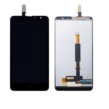 Buy Now LCD With Touch Screen For Nokia Lumia 1320 - Red Display Glass Combo Folder