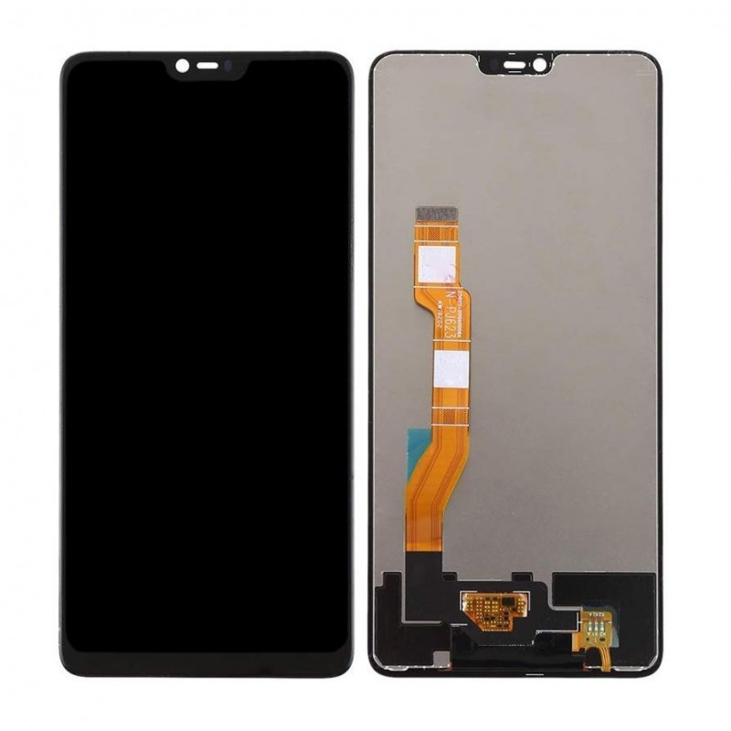 Buy Now LCD With Touch Screen For Oppo F7 - Red Display Glass Combo Folder