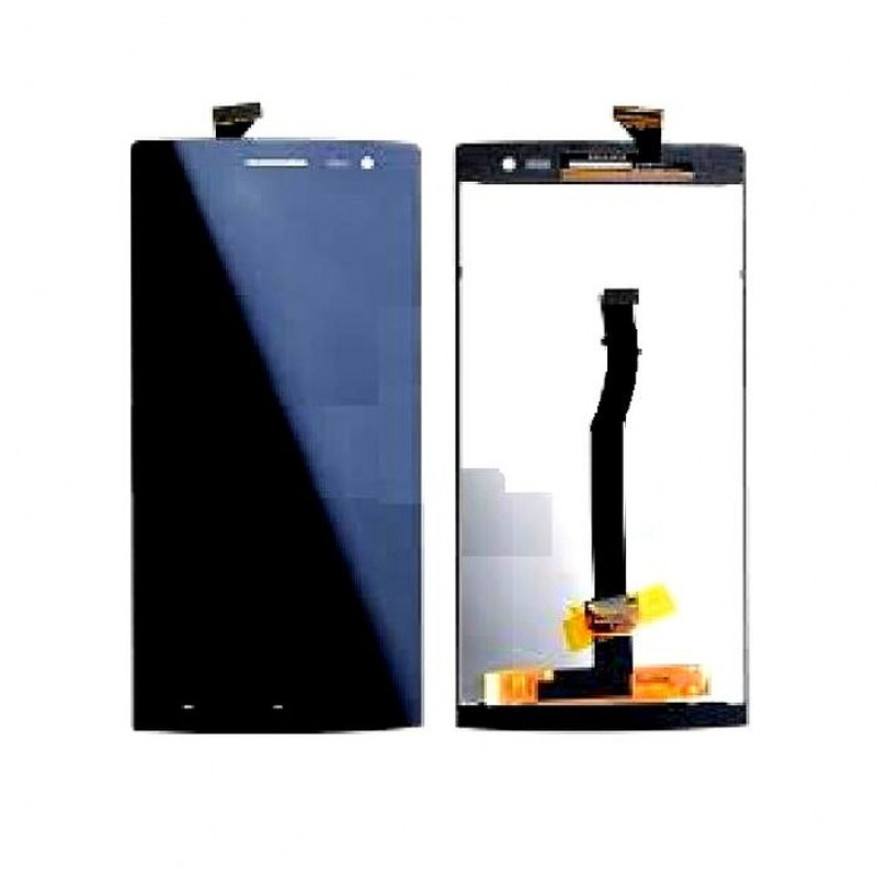 Buy Now LCD With Touch Screen For Oppo Find 7A - Black Display Glass Combo Folder