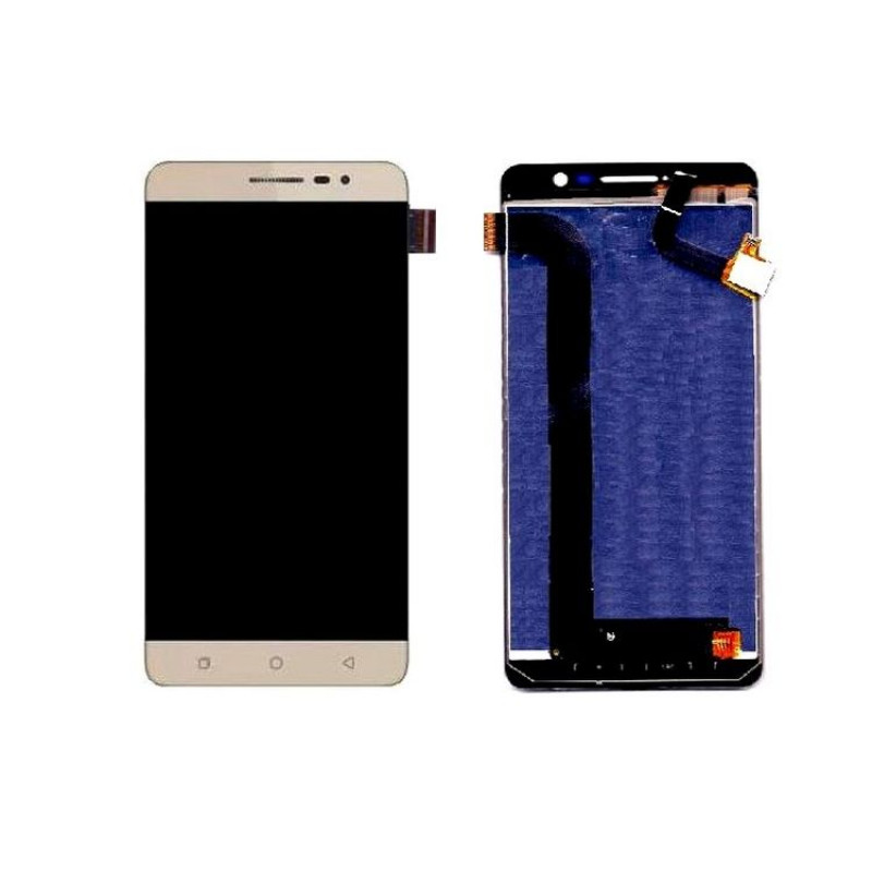 Buy Now LCD With Touch Screen For Panasonic Eluga Mark - Gold Display Glass Combo Folder
