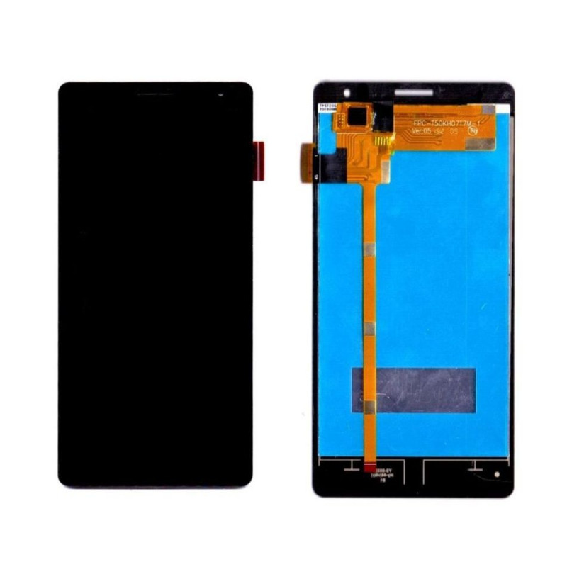 Buy Now LCD With Touch Screen For Panasonic Eluga I - Black Display Glass Combo Folder