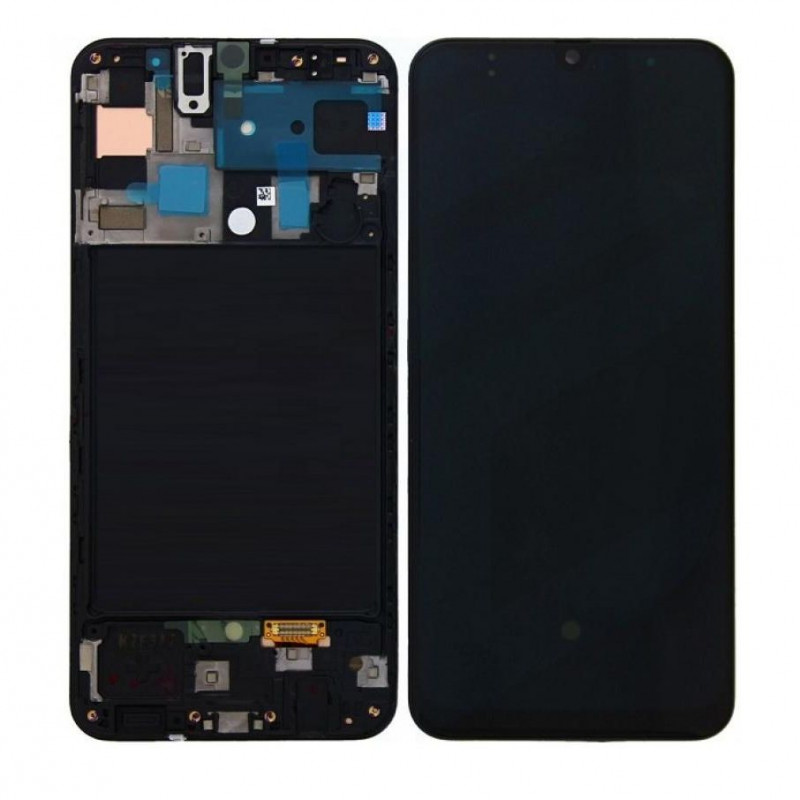 Buy Now LCD With Touch Screen For Samsung Galaxy A50 - Blue Display Glass Combo Folder