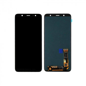 Buy Now LCD With Touch Screen For Samsung Galaxy A6 Plus 2018 - Black Display Glass Combo Folder
