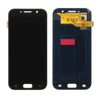 Buy Now LCD With Touch Screen For Samsung Galaxy A7 2017 - Black Display Glass Combo Folder