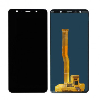 Buy Now LCD With Touch Screen For Samsung Galaxy A7 2018 - Black Display Glass Combo Folder