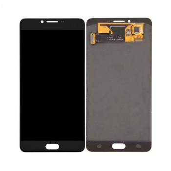 Buy Now LCD With Touch Screen For Samsung Galaxy C9 Pro - Black Display Glass Combo Folder