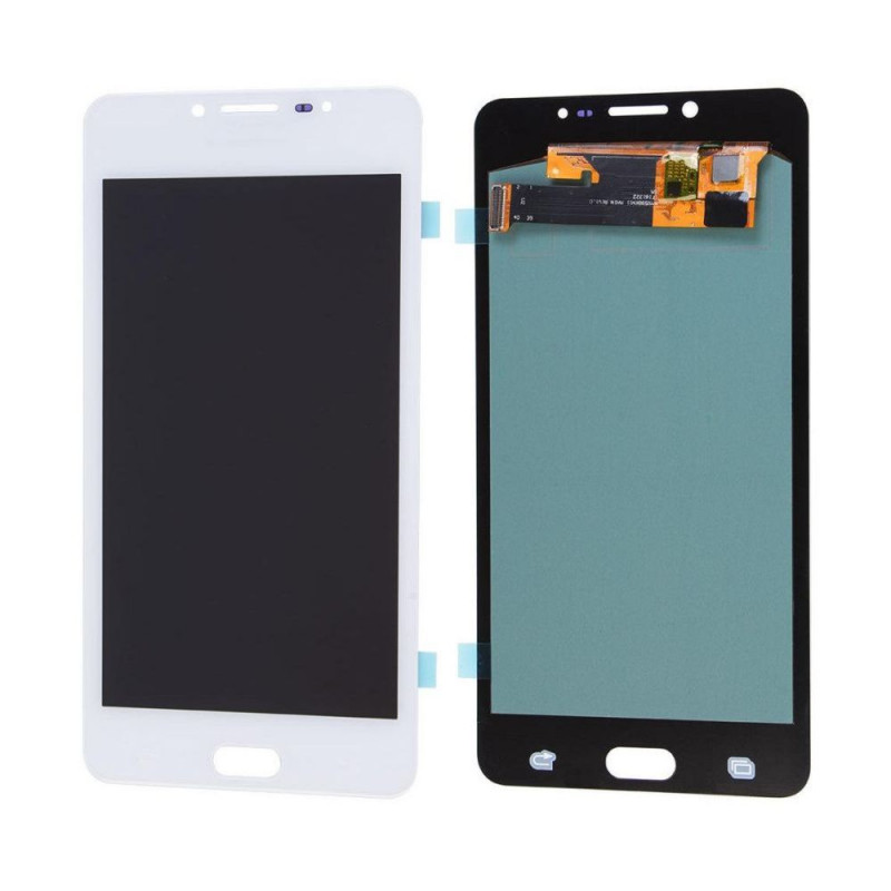 Buy Now LCD With Touch Screen For Samsung Galaxy C9 Pro - Pink Gold Display Glass Combo Folder