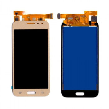 Buy Now LCD With Touch Screen For Samsung Galaxy J2 2015 - Gold Display Glass Combo Folder