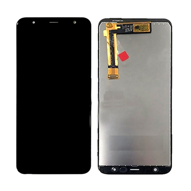 Buy Now LCD With Touch Screen For Samsung Galaxy J6 Plus - Black Display Glass Combo Folder
