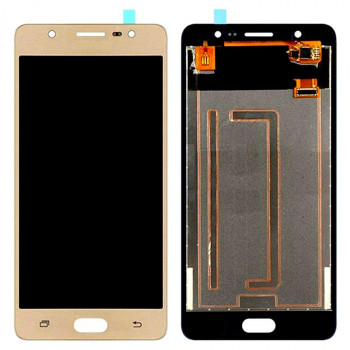 Buy Now LCD With Touch Screen For Samsung Galaxy J7 Max - Gold Display Glass Combo Folder