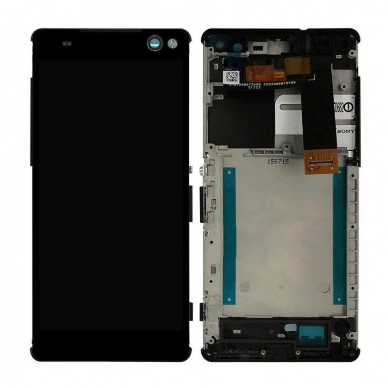 Buy Now LCD With Touch Screen For Sony Xperia C5 Ultra Dual - Black Display Glass Combo Folder