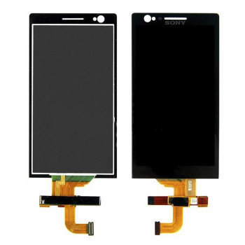 Buy Now LCD With Touch Screen For Sony Xperia P Lt22I Nypon - Black Display Glass Combo Folder