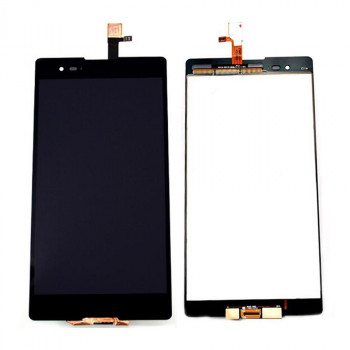 Buy Now LCD With Touch Screen For Sony Xperia T2 Ultra Dual Sim D5322 - Black Display Glass Combo Folder