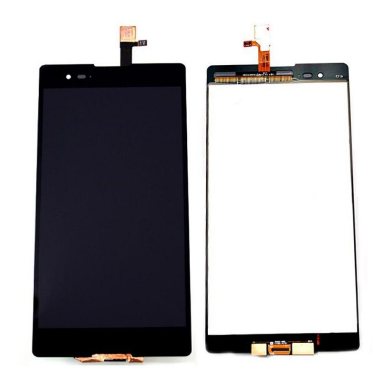 Buy Now LCD With Touch Screen For Sony Xperia T2 Ultra Dual Sim D5322 - Black Display Glass Combo Folder