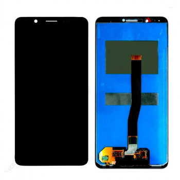 Buy Now LCD With Touch Screen For Vivo V7 - Black Display Glass Combo Folder