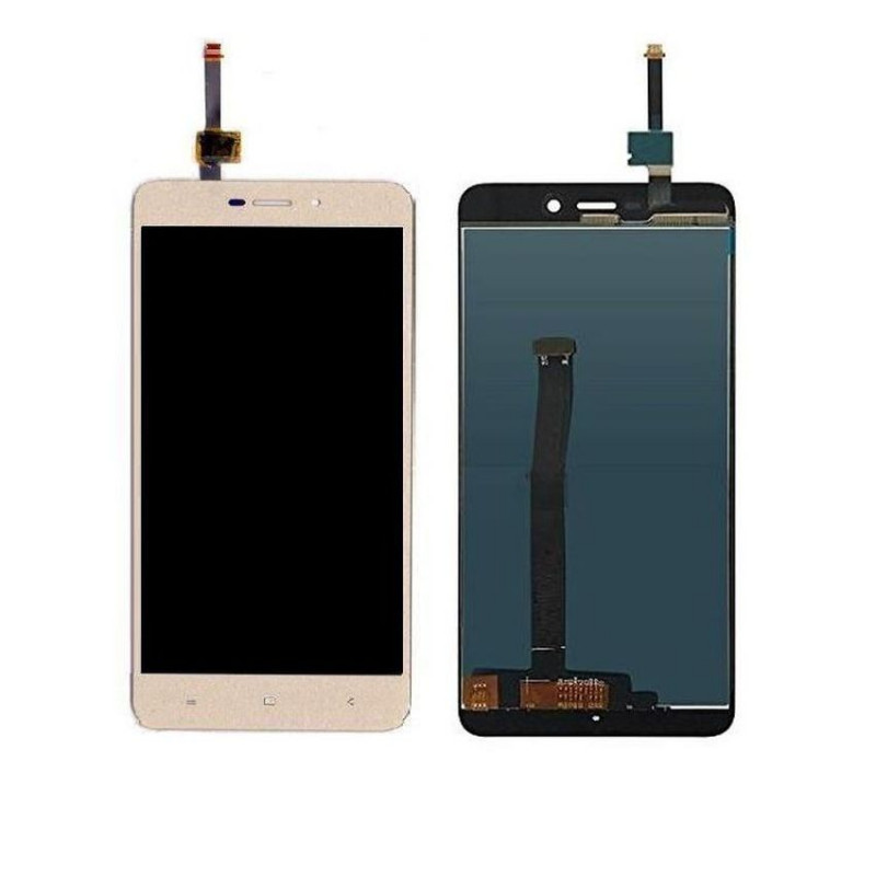 Buy Now LCD With Touch Screen For Xiaomi Redmi 4A - Gold Display Glass Combo Folder