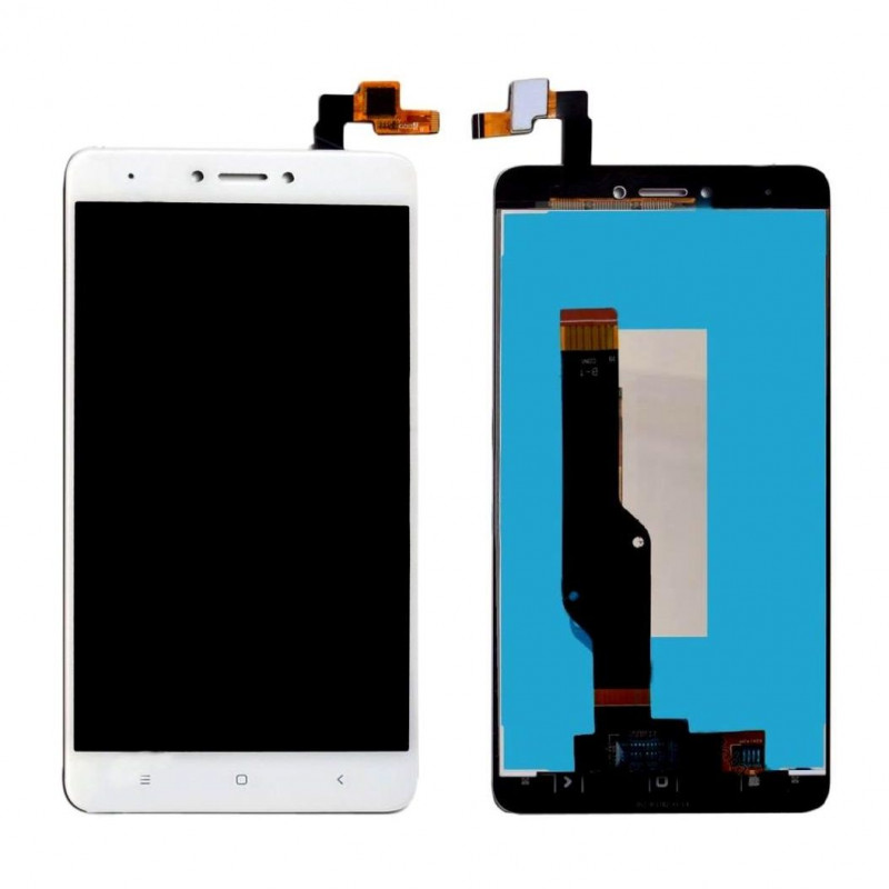 Buy Now LCD With Touch Screen For Xiaomi Redmi Note 4 64Gb - White Display Glass Combo Folder