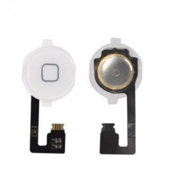 Buy Now Home Button Flex Cable For Apple iPhone 4S With Menu Button White
