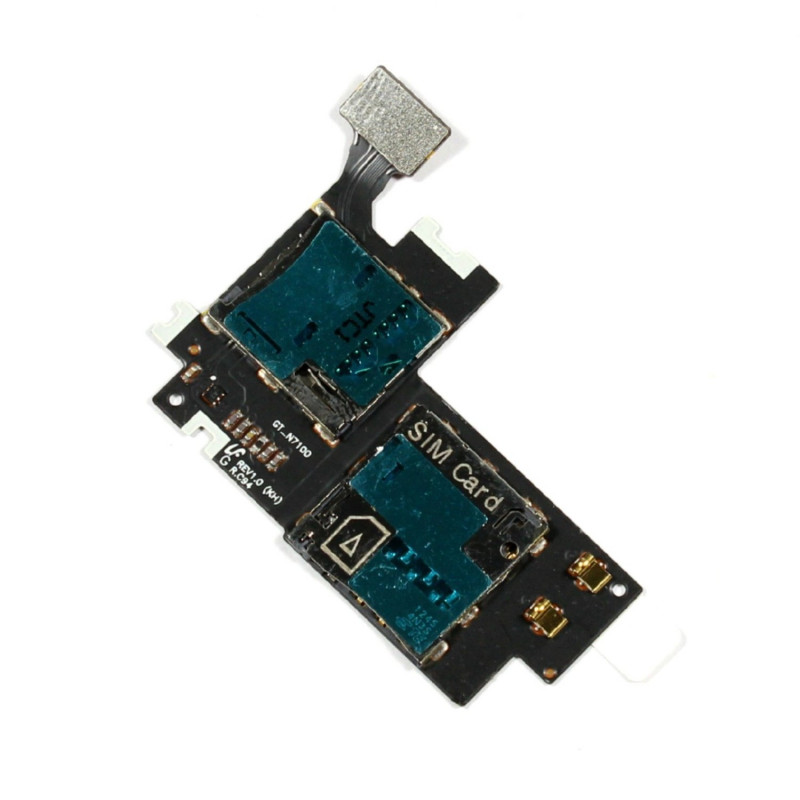 Buy Now MMC Connector with Sim Card Slot Flex Cable For Samsung Galaxy Note II 2 N7100 Buy Now MMC Connector with Sim Card Slot Flex Cable For Samsung Galaxy Note II 2 N7100