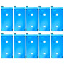10 PCS LCD Frame Bezel Waterproof Adhesive Stickers for iPhone 8 Plus(Black)