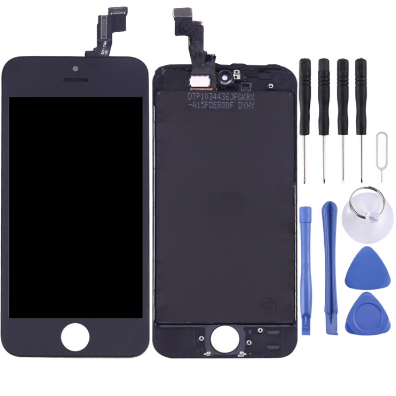 LCD Screen and Digitizer Full Assembly for iPhone SE 2016 / 5SE (Black) LCD Screen and Digitizer Full Assembly for iPhone SE 2016 / 5SE (Black)
