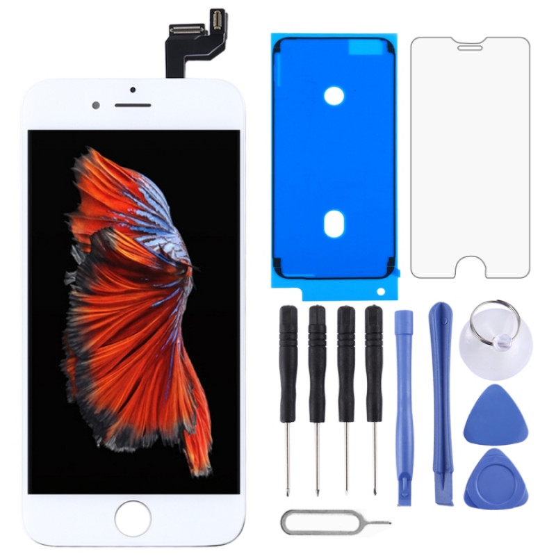 Original LCD Screen for iPhone 6S with Digitizer Full Assembly (White) Original LCD Screen for iPhone 6S with Digitizer Full Assembly (White)