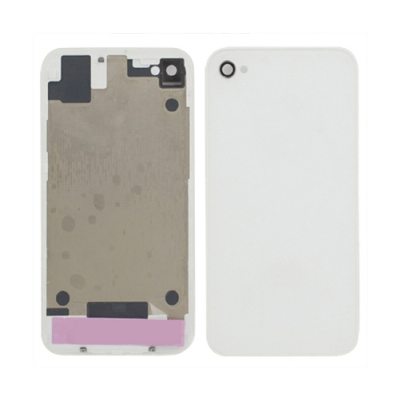 Original Glass Back Cover for iPhone 4S(White)
