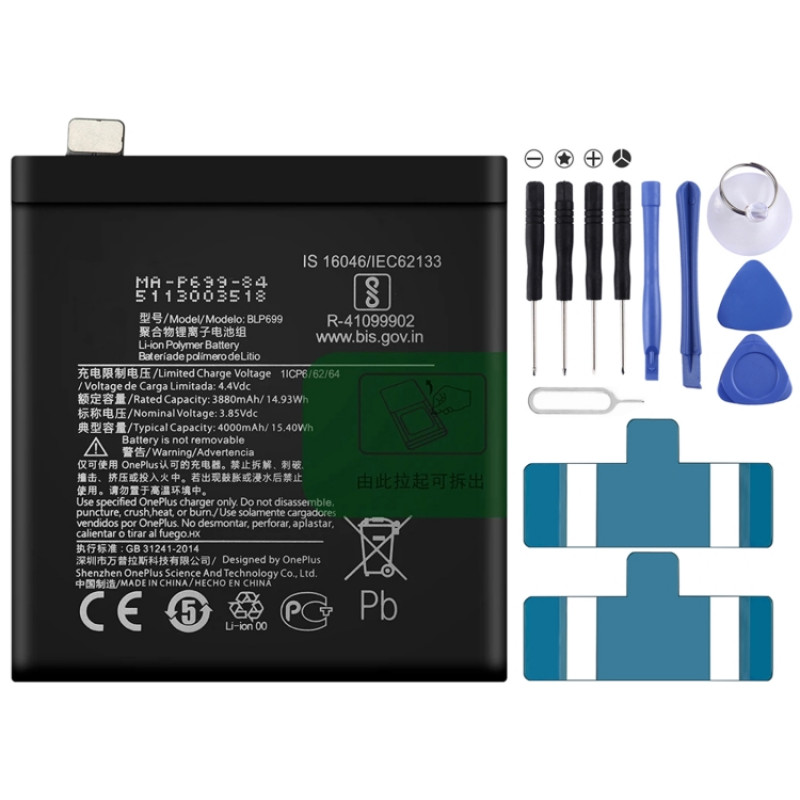 4000mAh BLP699 for OnePlus 7 Pro Li-ion Polymer Battery