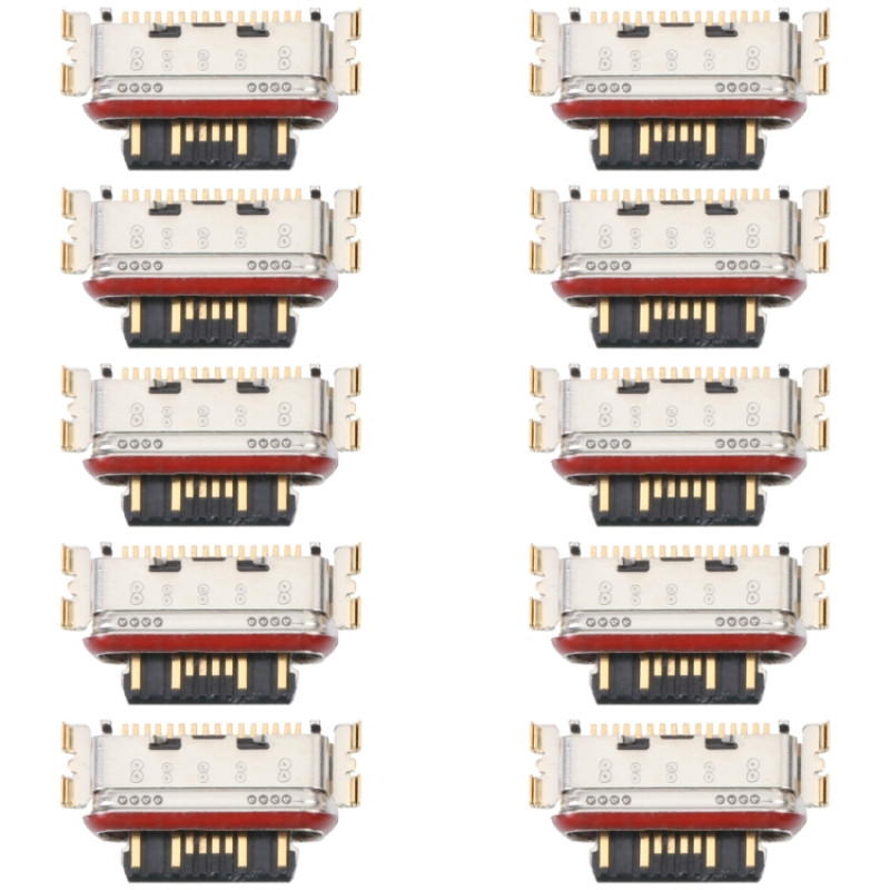 10 PCS Charging Port Connector For Xiaomi Civi/Poco M4 Pro 5G/11i/11i HyperCharge 5G/Redmi K50 Gaming