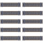 10pcs LCD Display FPC Connector On Motherboard For Xiaomi Redmi Note 9S / Redmi Note 9 Pro Max / Redmi Note 9 Pro (India) / Redmi Note 9 Pro 4G
