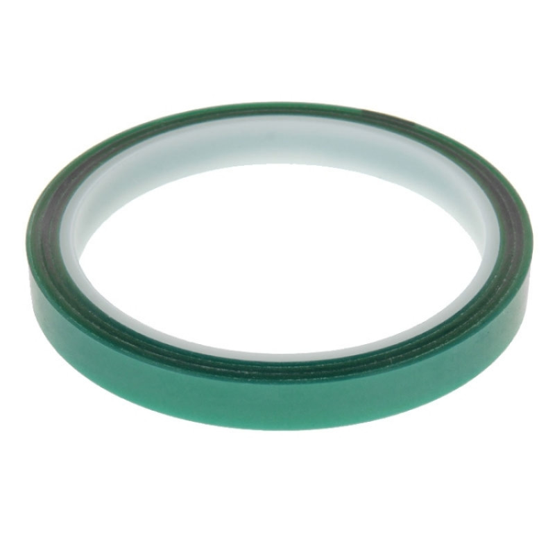 10mm High Temperature Resistant Green Powder Coating Masking Tape, Length: 33m 10mm High Temperature Resistant Green Powder Coating Masking Tape, Length: 33m